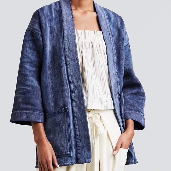 Levi's Jackets & Blazers - Levis Made & Crafted Indigo Kimono XS NWT